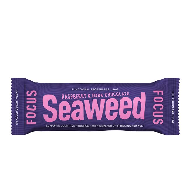 Seaweed Focus Protein Bar Raspberry 50 g från Seaweed – bar