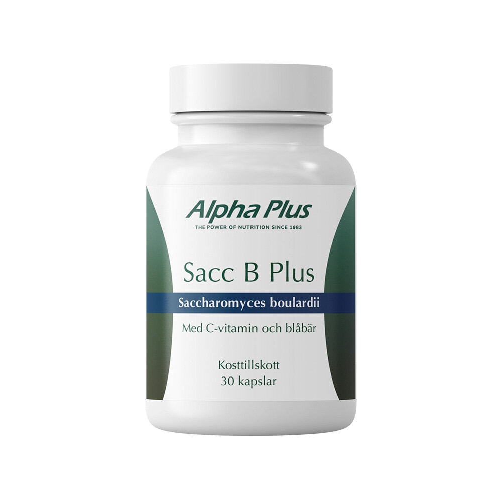 Sacc B Plus 30 kapslar från Alpha Plus – kapslar