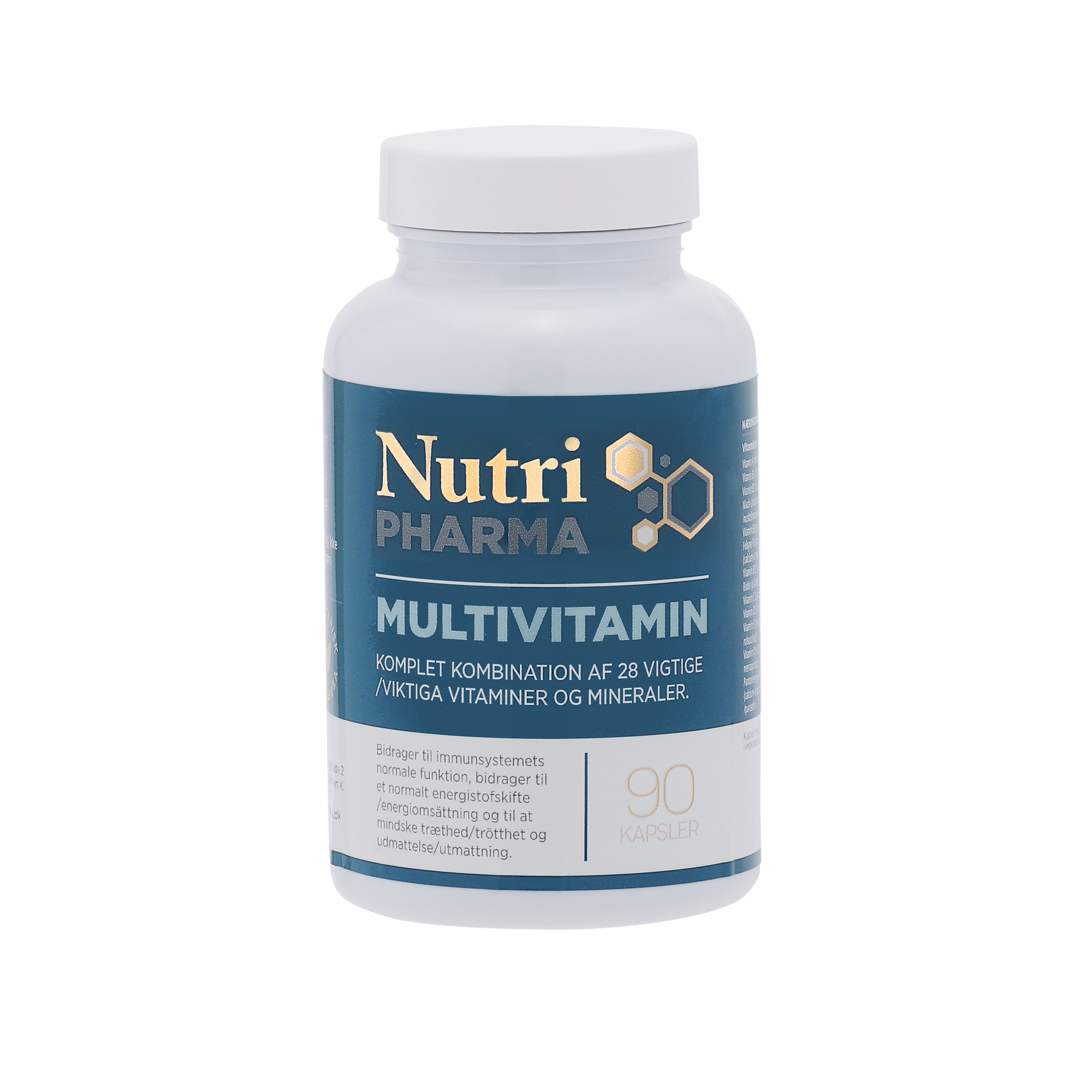 Multivitamin 90 kapslar från Nutri Pharma – kapslar