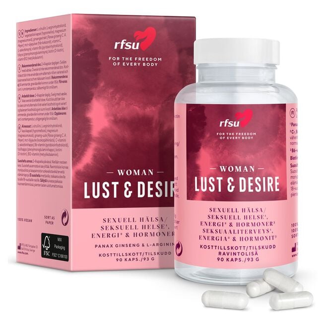 Lust & Desire Woman 90p från RFSU – kapslar
