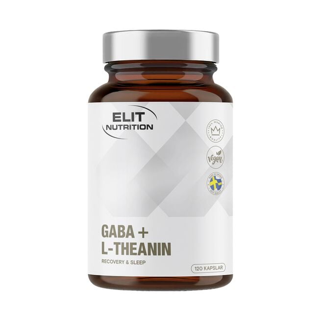 GABA + L-Theanine 120 caps från Elit Nutrition – kapslar