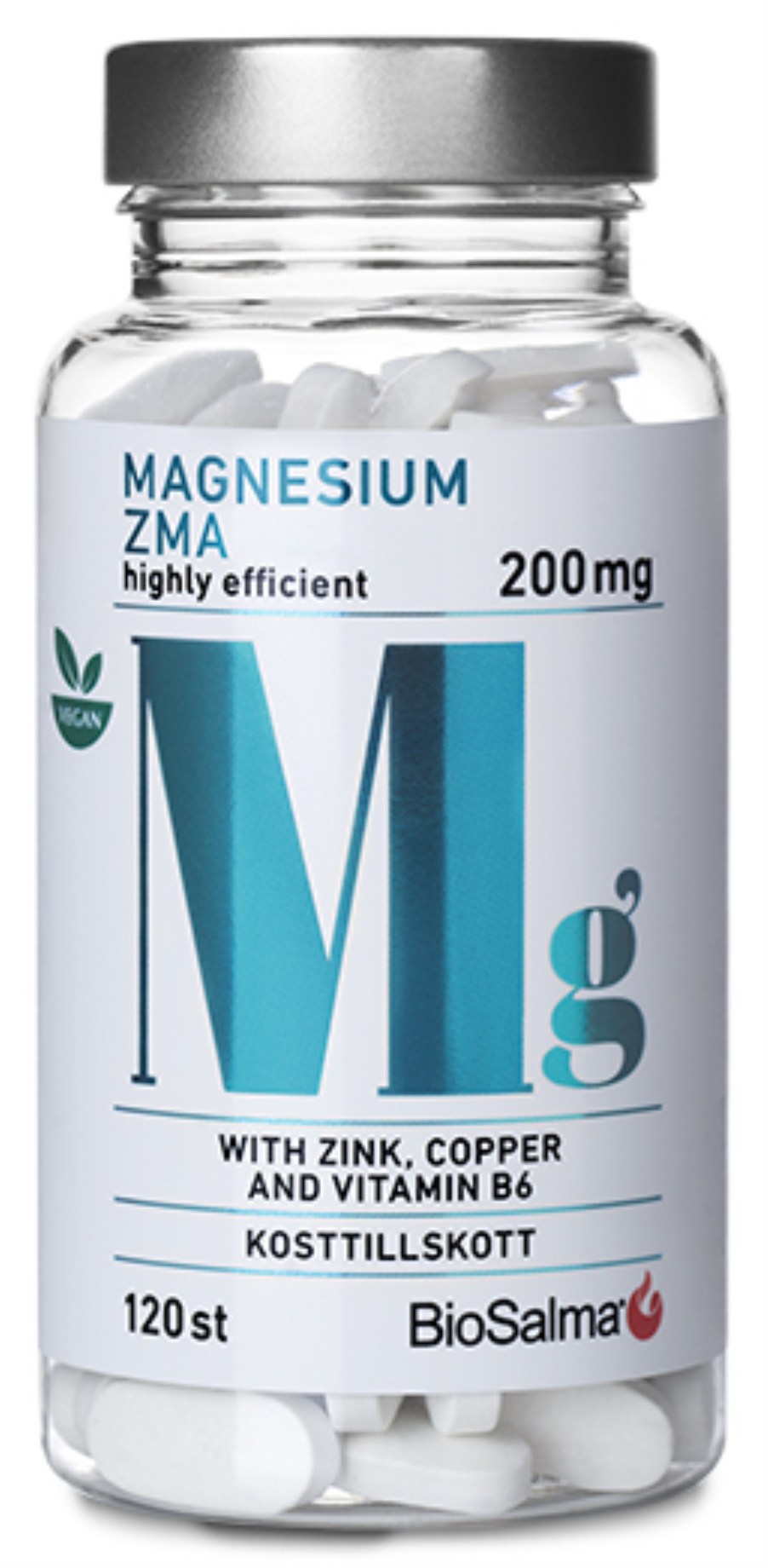 BioSalma Magnesium ZMA 200 mg från BioSalma – tabletter