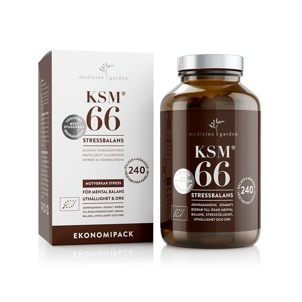 KSM66 Ashwagandha 240 kapslar från MedicineGarden – kapslar