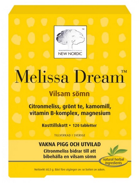 New Nordic Melissa Dream 120 tabletter från New Nordic – tabletter