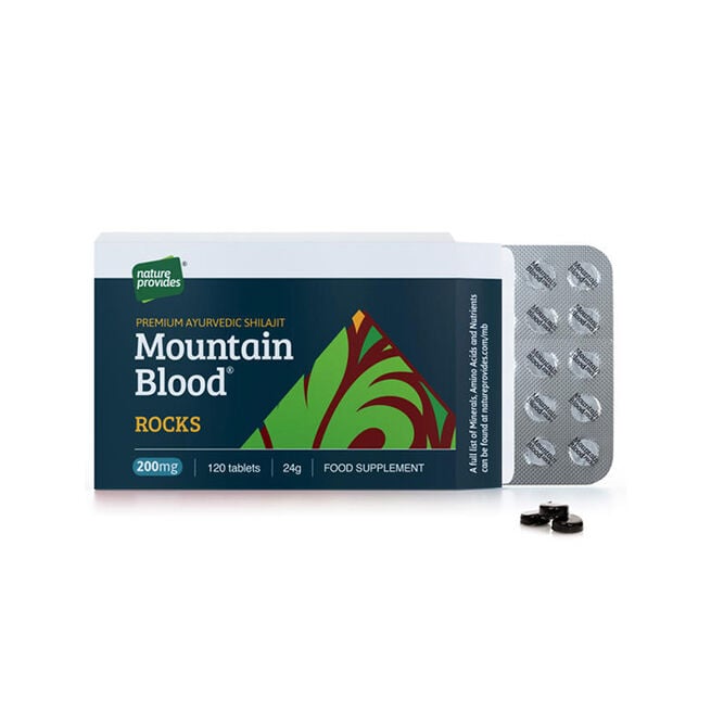 Mountain Blood® Rocks 120 kapslar från Nature Provides – kapslar