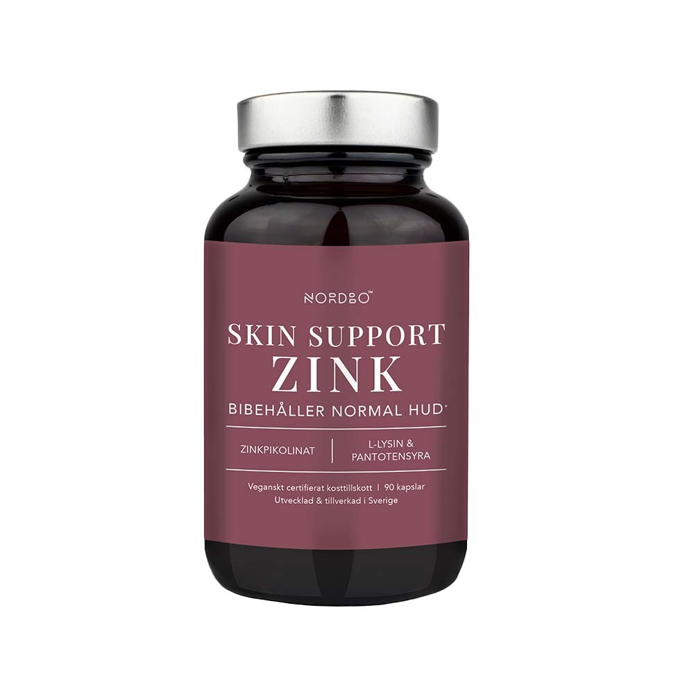 Skin Support Zink 90 kapslar från Nordbo – kapslar