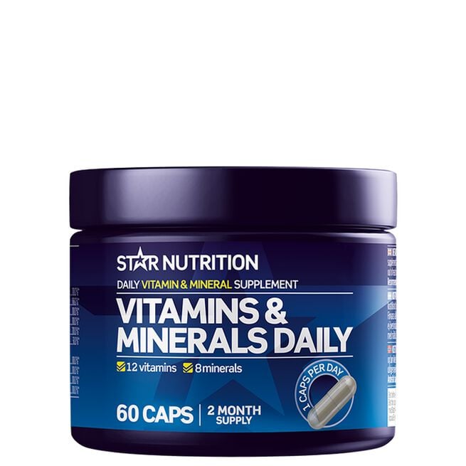 Vitamins & Minerals Daily 60 kapslar från Star Nutrition – kapslar