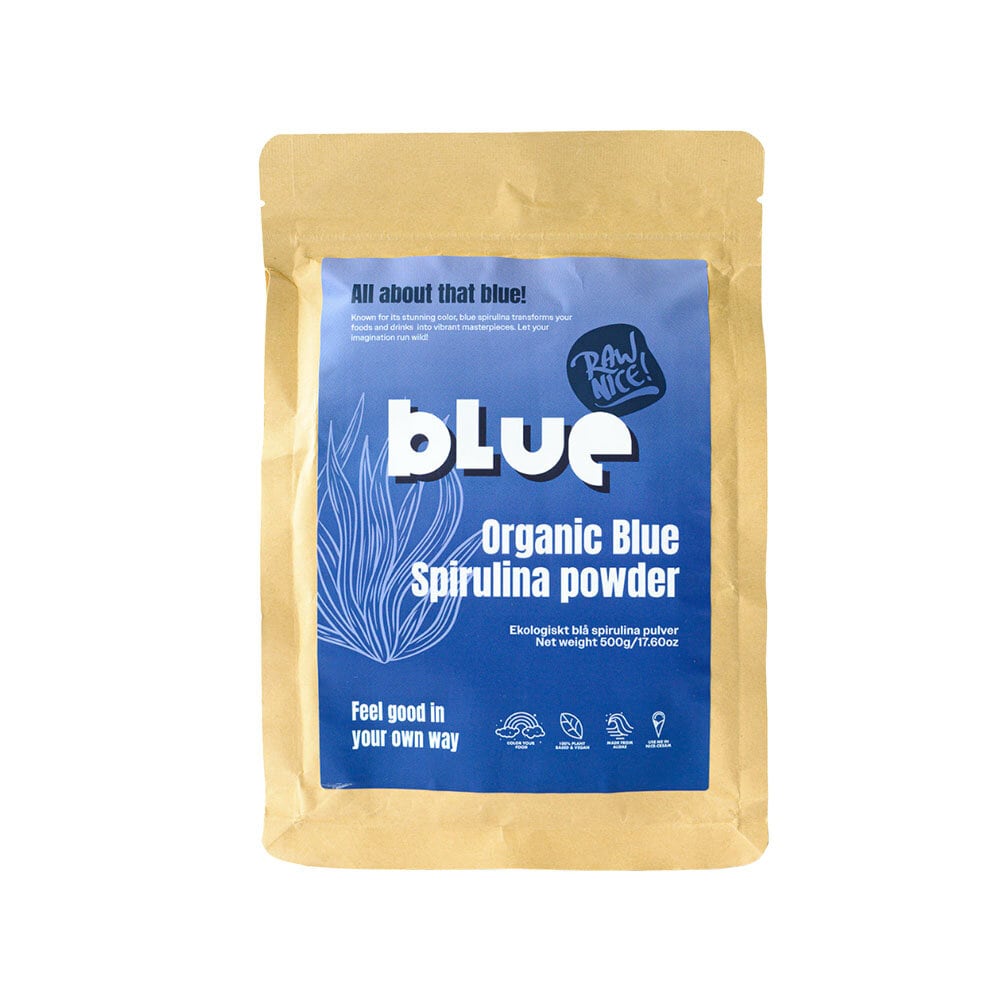 Organic Blue Spirulina 500g från Rawnice – pulver