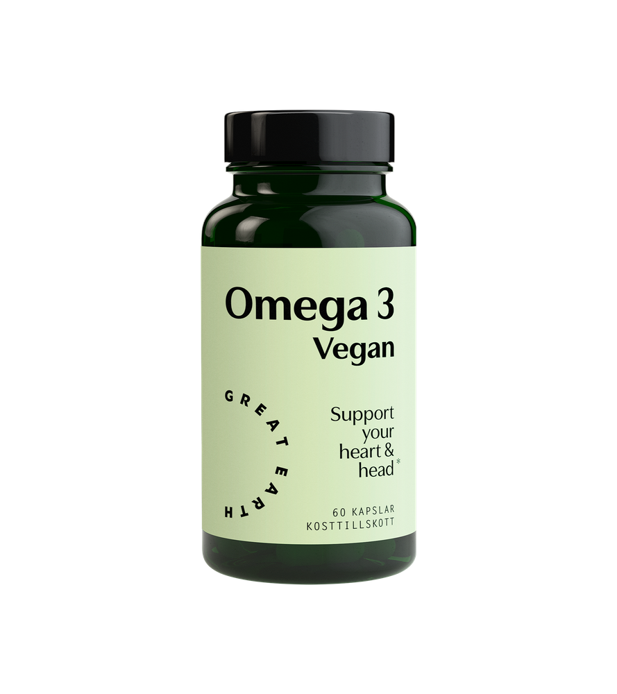 Omega 3 Vegan från Great Earth – kosttillskott