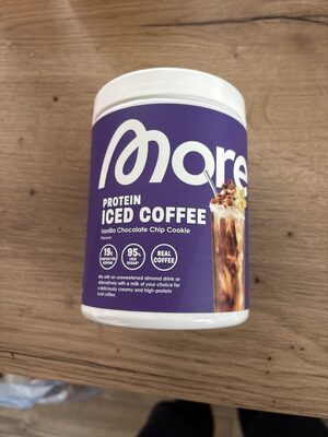 Iced Coffee Vanille Chocolate Chip Cookie från More – pulver