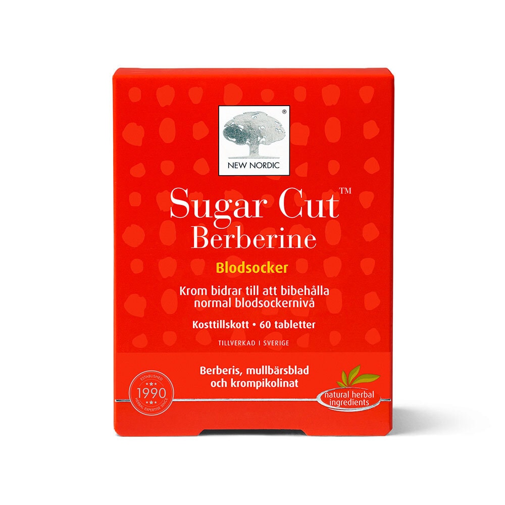 Sugar Cut Berberine 60 tabletter från New Nordic – tabletter