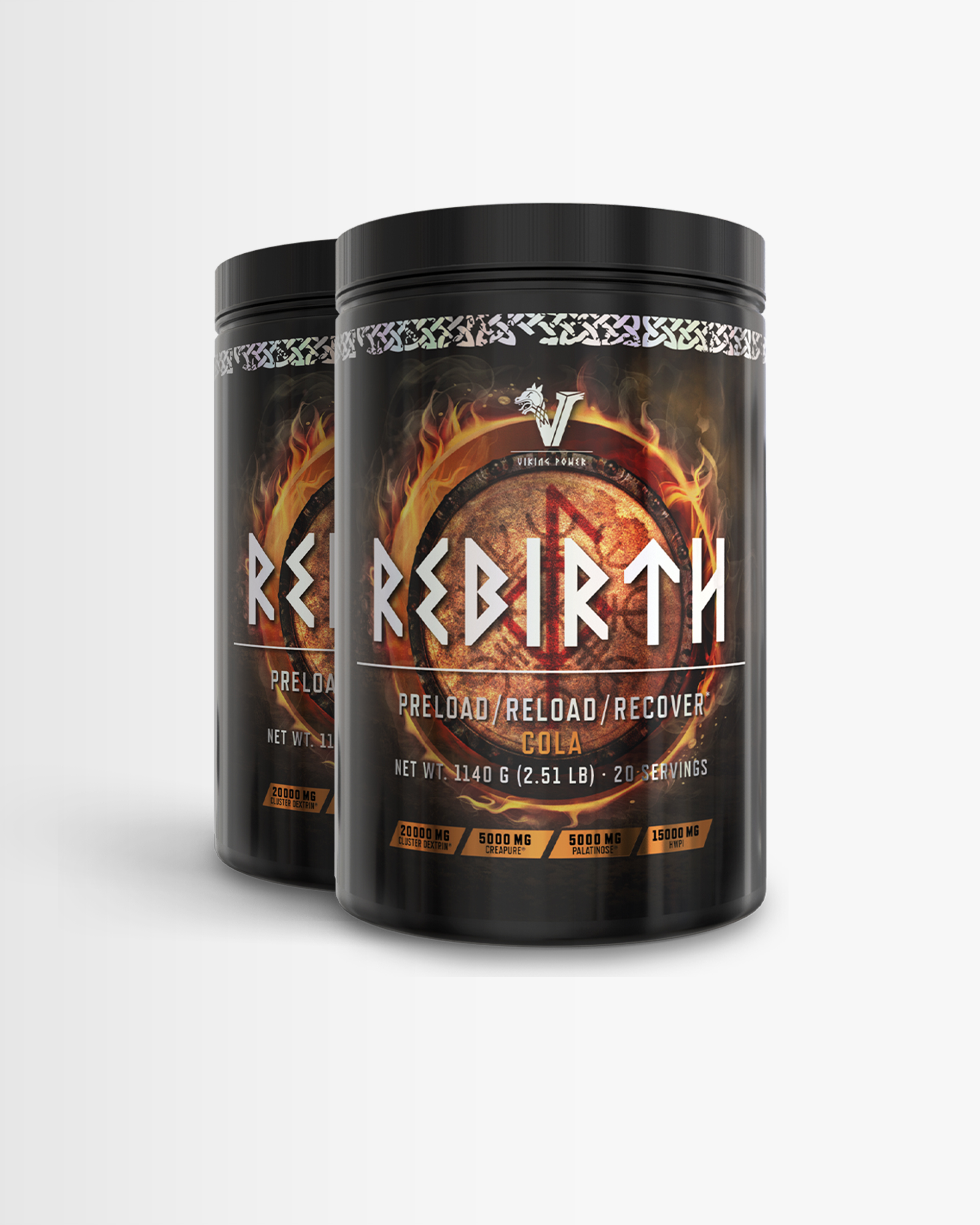 2 st Rebirth från Viking Power – pulver
