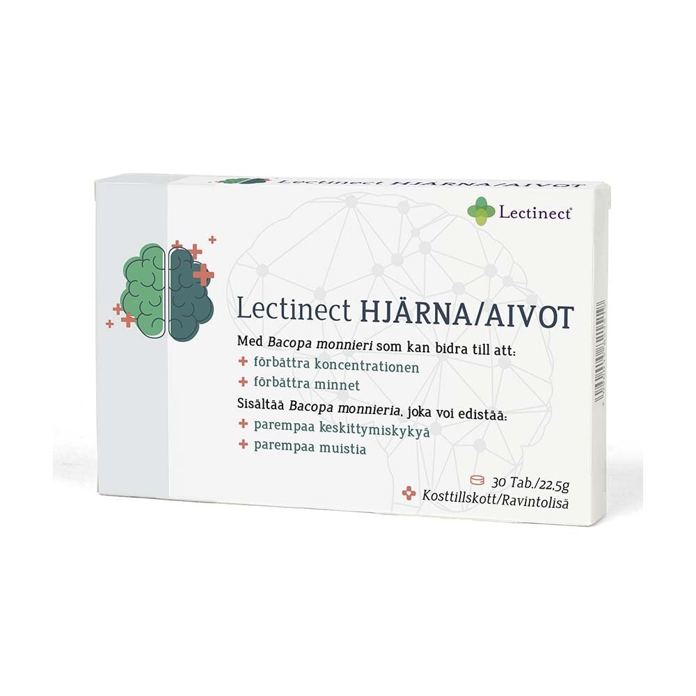 Hjärna 30 tabletter från Lectinect – tabletter