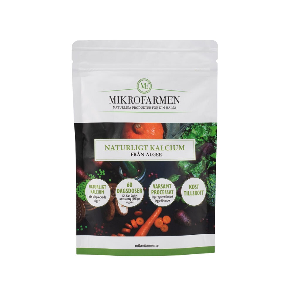 Naturligt Kalcium 180g från Mikrofarmen – pulver