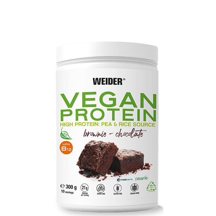 Vege Protein Veganskt Proteinpulver 300 g från Weider – pulver
