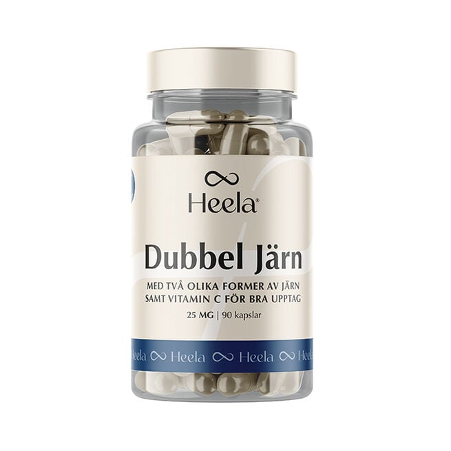 Dubbel Järn 90 kaps från Heela – kapslar