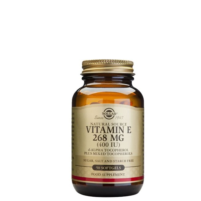 Vitamin E 400 IU 50 kapslar från Solgar – kapslar