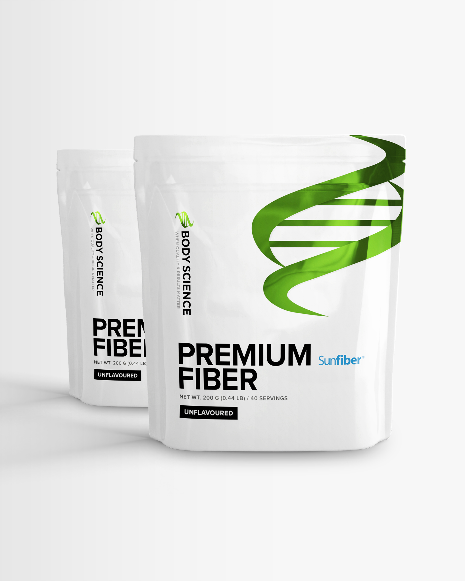 2 st Premium Fiber från Body Science – pulver