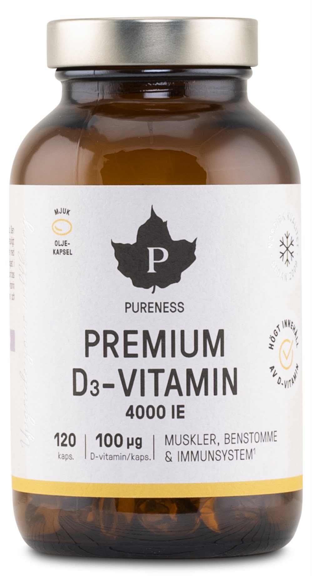 Pureness Premium D-Vitamin från Pureness – kapslar