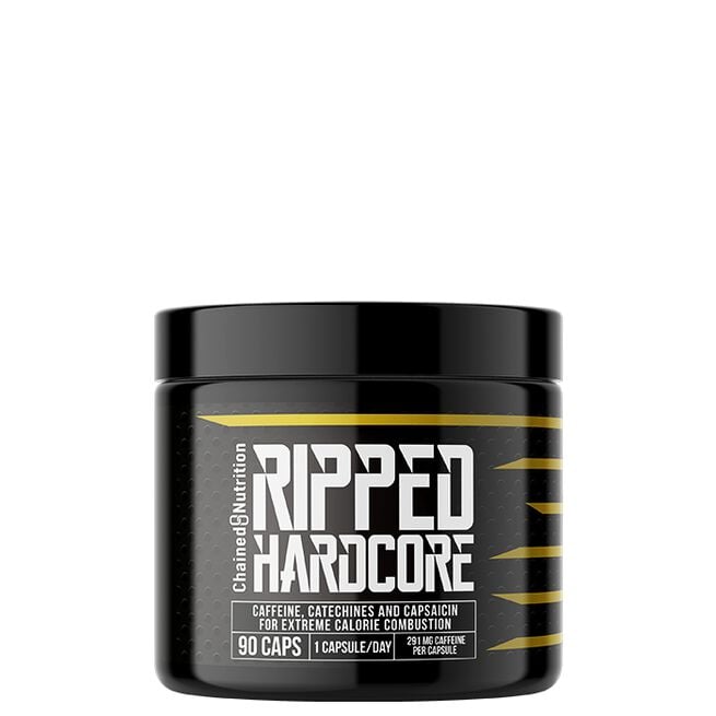 Ripped Hardcore Fettförbrännare 90 kapslar från Chained Nutrition – kapslar