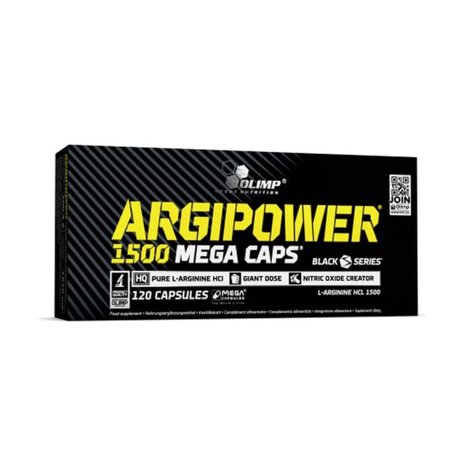 ArgiPower 1500 Mega Caps L-arginin Kapslar 120 st från Olimp Sports Nutrition – kapslar