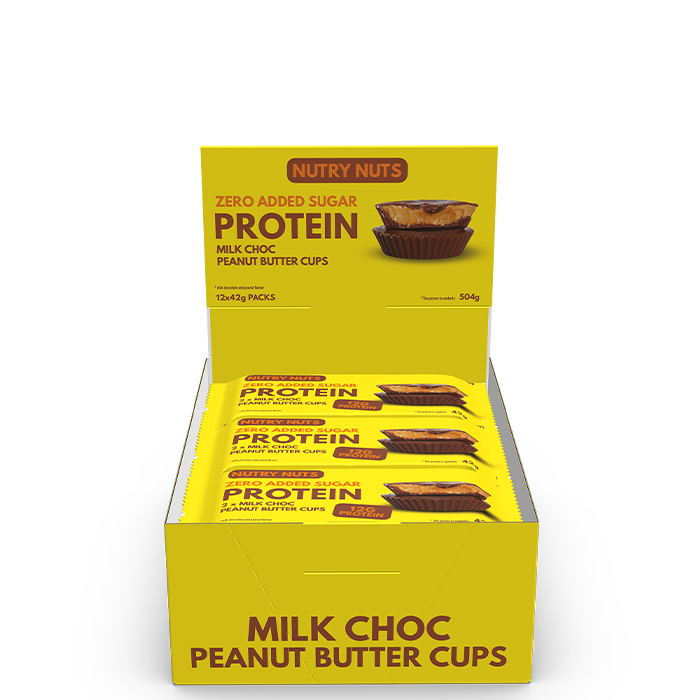 Låda Nutry Nuts Protein Peanut Butter Cups 42 g från Nutry Nuts – bar