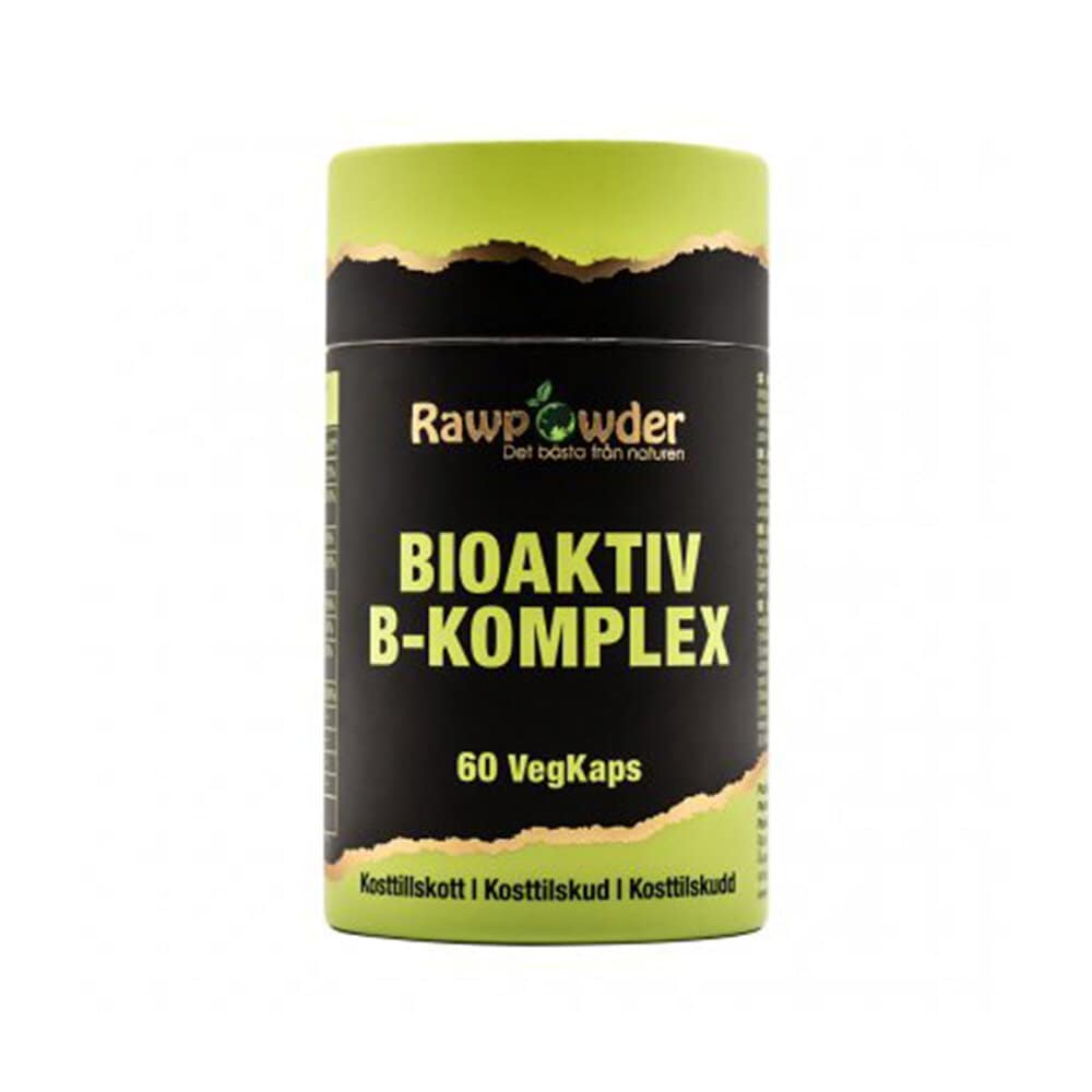 Metyl B-Komplex Premium 60 vegetabiliska kapslar från Rawpowder – kapslar