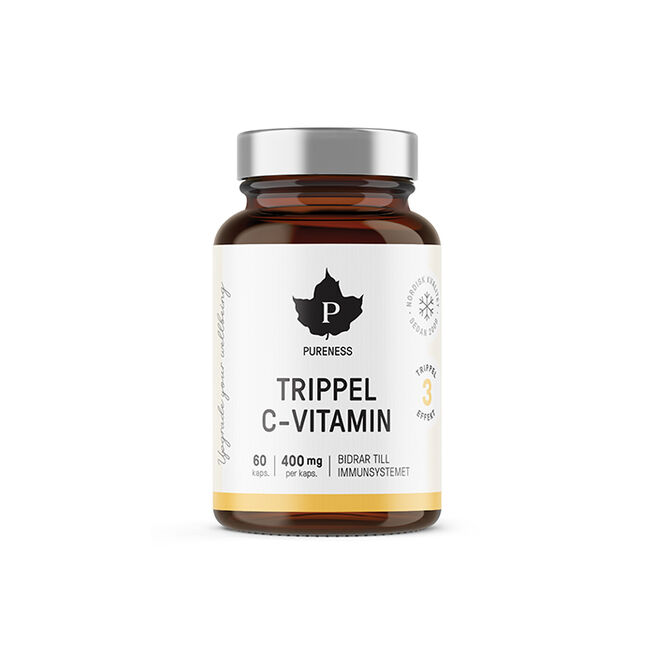 Trippel C-vitamin 60 kapslar från Pureness – kapslar