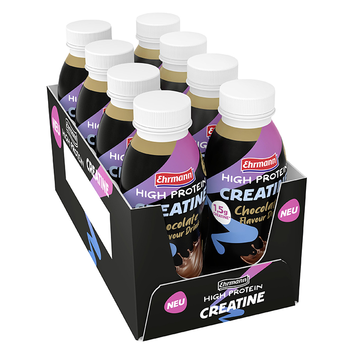 Ehrmann High Protein Creatine Proteindryck Choklad 8 x 330 ml från Ehrmann – vätskor