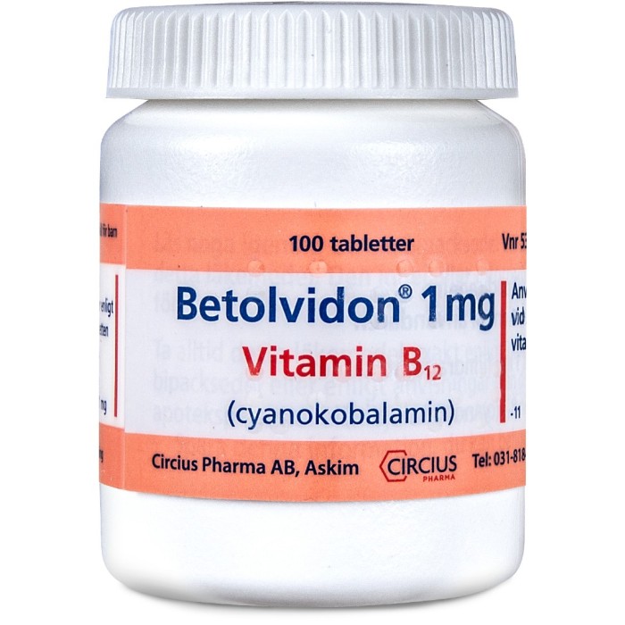 Betolvidon, tablett 1 mg 100 st från Okänd – tabletter