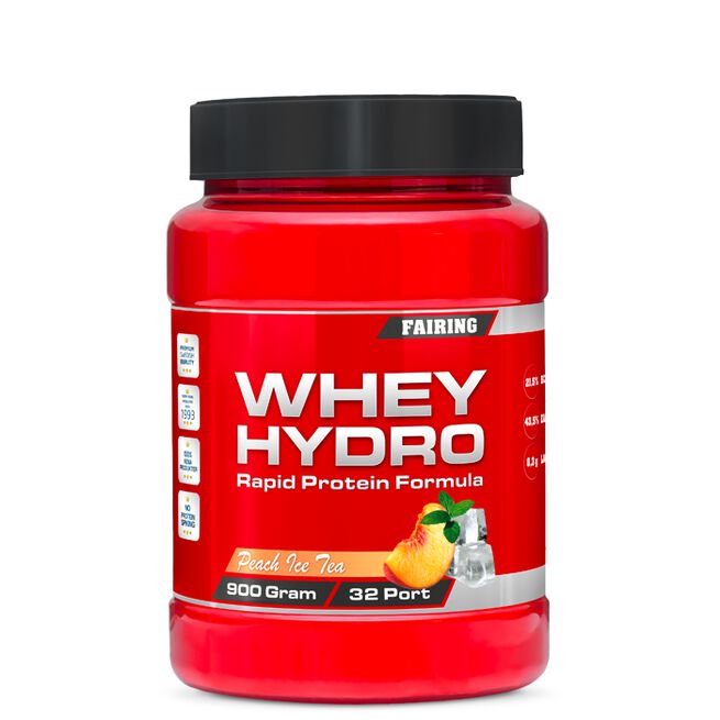 Whey Hydro Vassleprotein 900 g Peach Ice Tea från Fairing – pulver