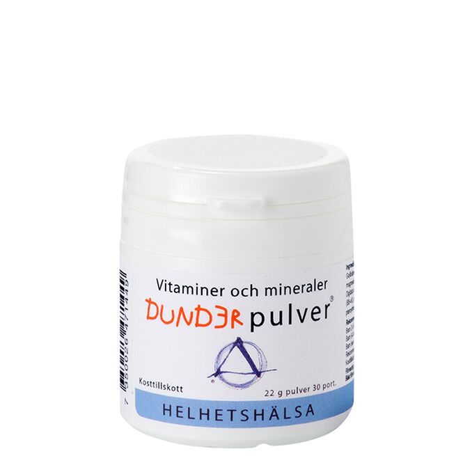 Dunderpulver Barnvitamin 30 doser á 1 krm från Helhetshälsa – pulver