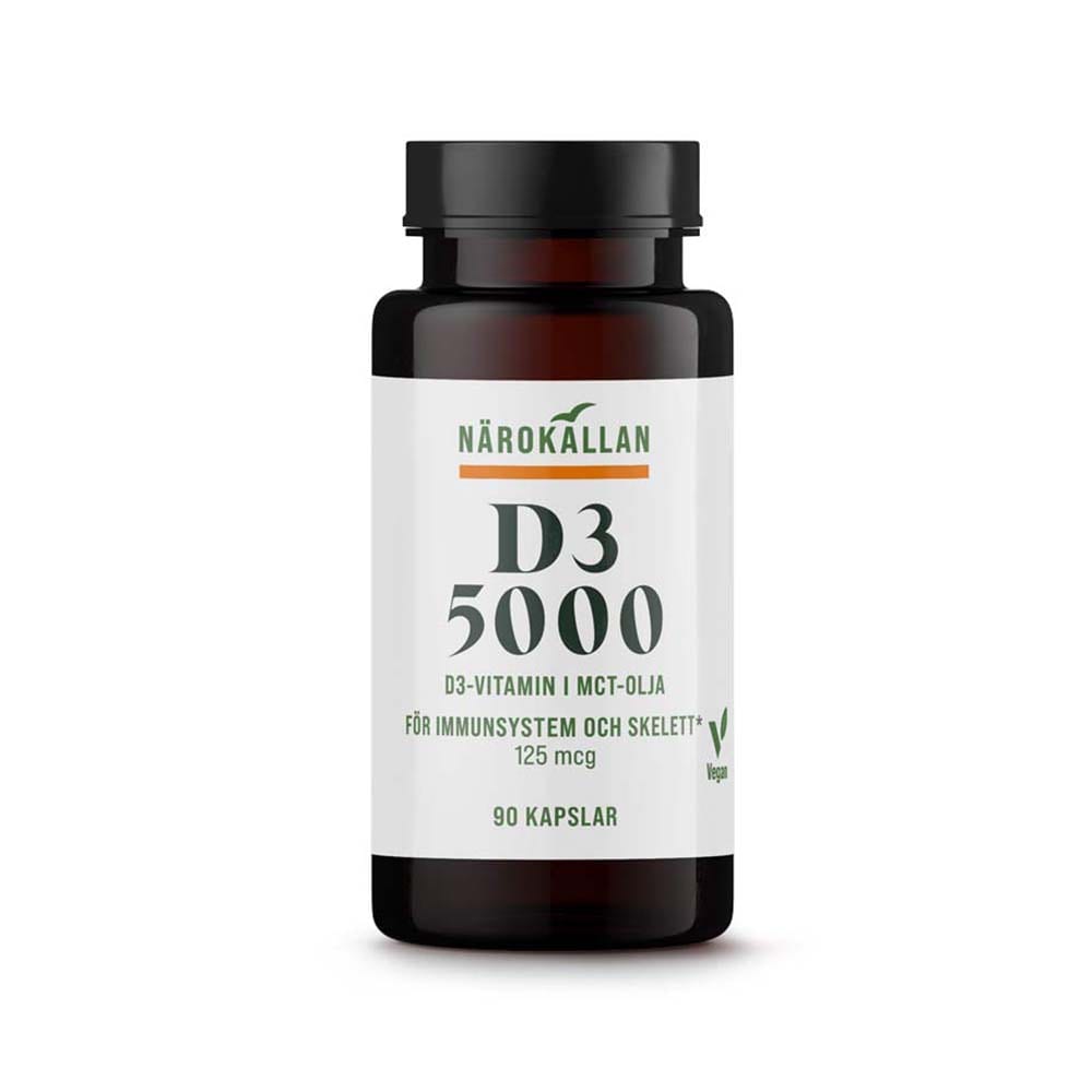 D3 5000 Vegan 90 kapslar från Närokällan – kapslar