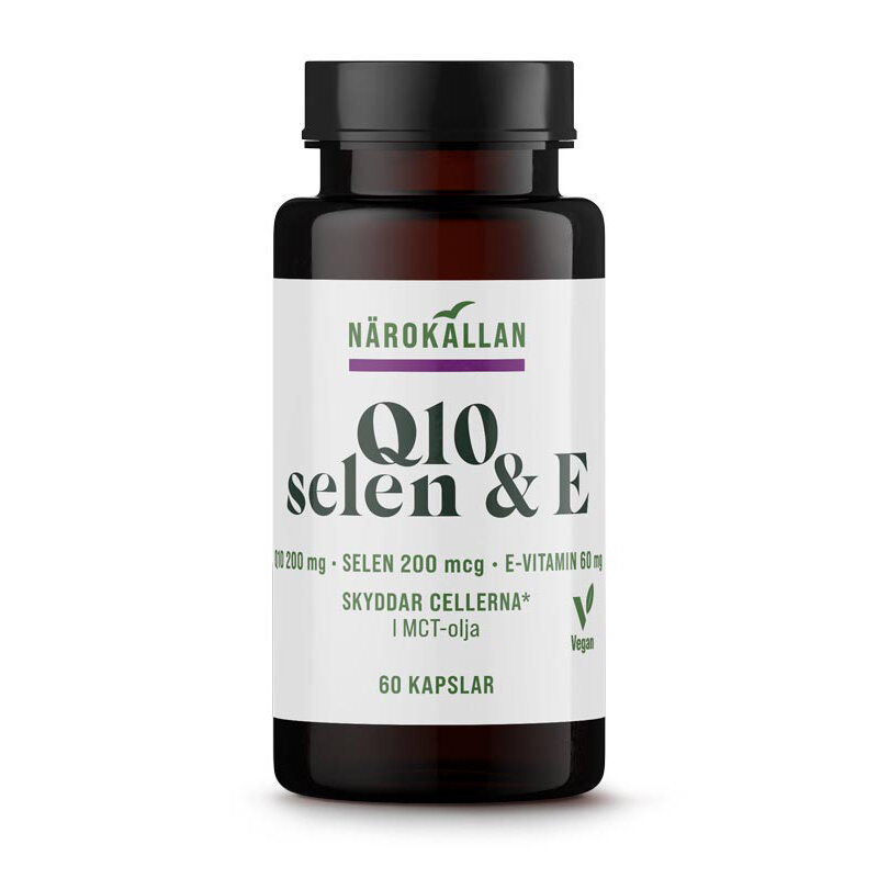 Q10 200 mg + Selen & E 60 kapslar från Närokällan – kapslar