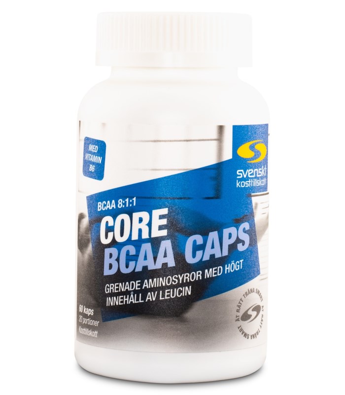 Core BCAA Caps från Svenskt Kosttillskott – kapslar