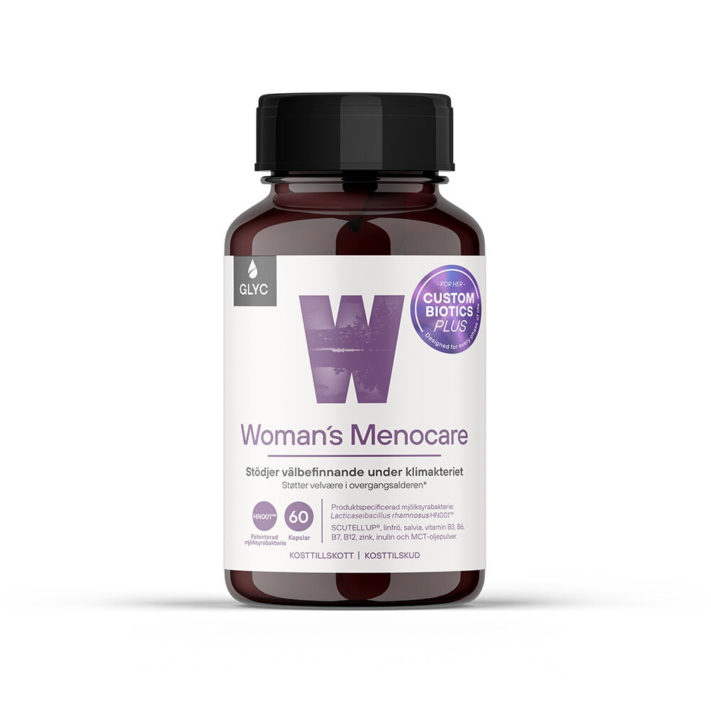 Glyc Custom Biotics Plus Women Menocare 60 kapslar från Glyc – kapslar