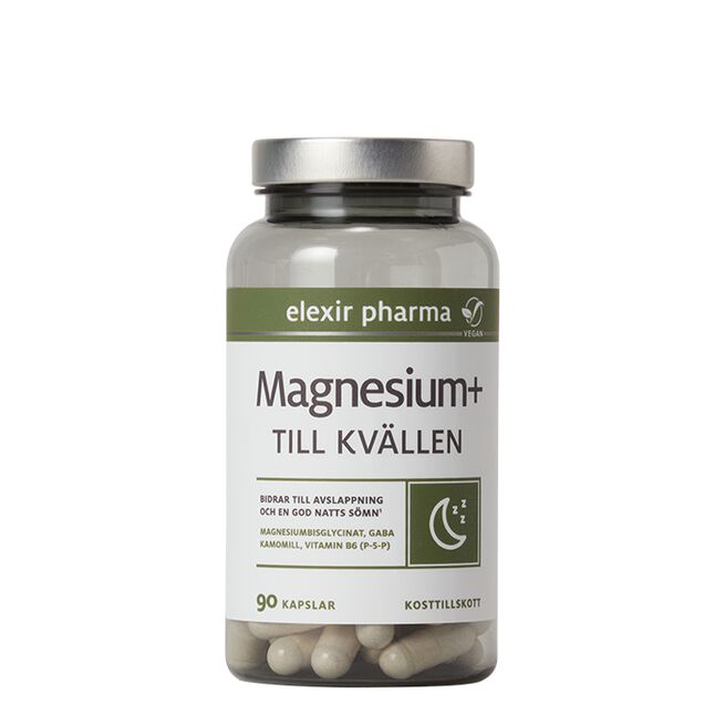 Magnesium+ Till kvällen 90 kapslar från Elexir Pharma – kapslar