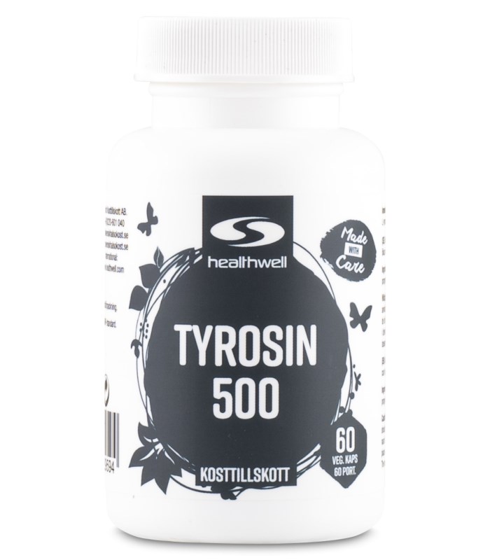 Healthwell Tyrosin 500 från Healthwell – kapslar