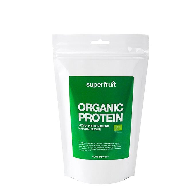 Organic Protein Veganskt Proteinpulver 400 g från Superfruit – pulver