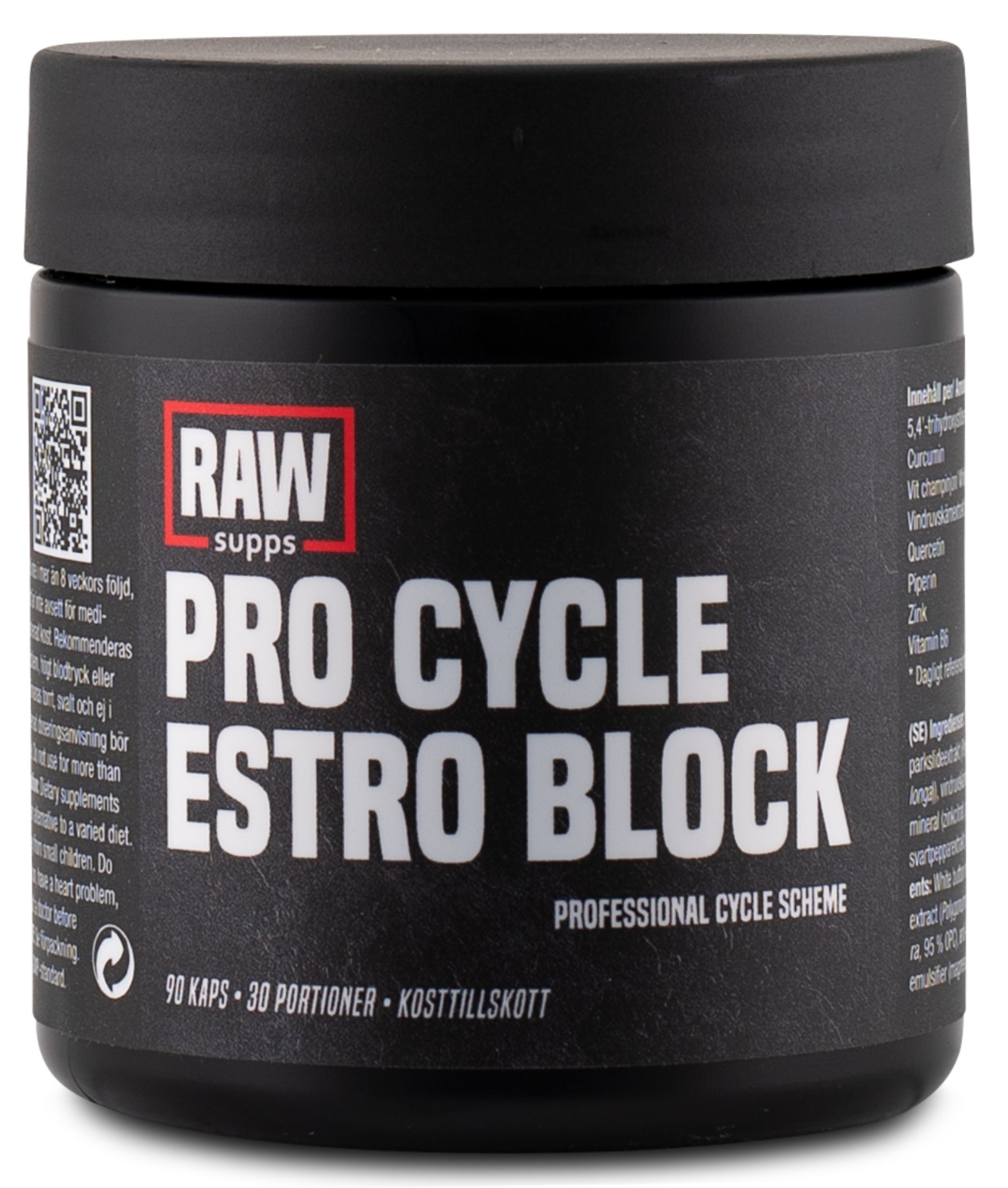 RAW Pro Cycle Estro Block från RAW Supps – kapslar