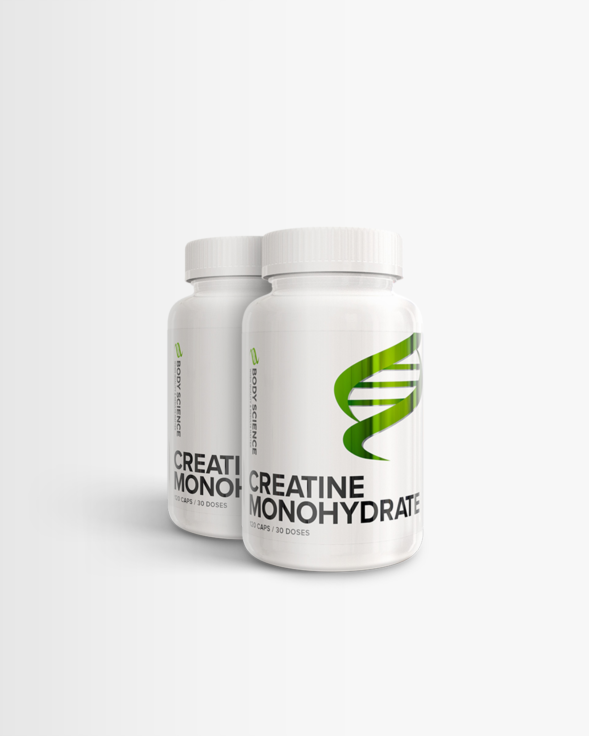 2 st Creatine Monohydrate - kapslar från Body Science – kapslar