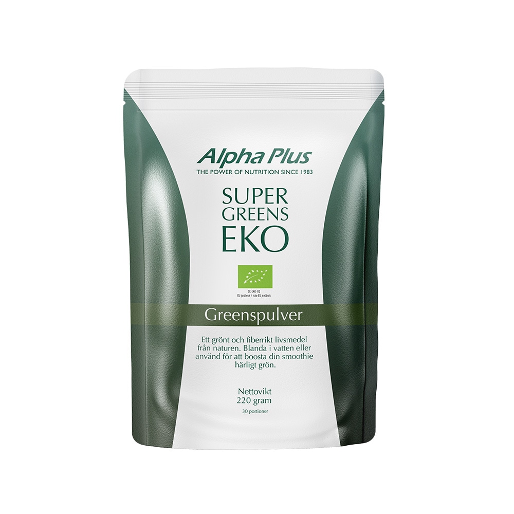 Alpha Plus Super Greens 220g från Alpha Plus – pulver