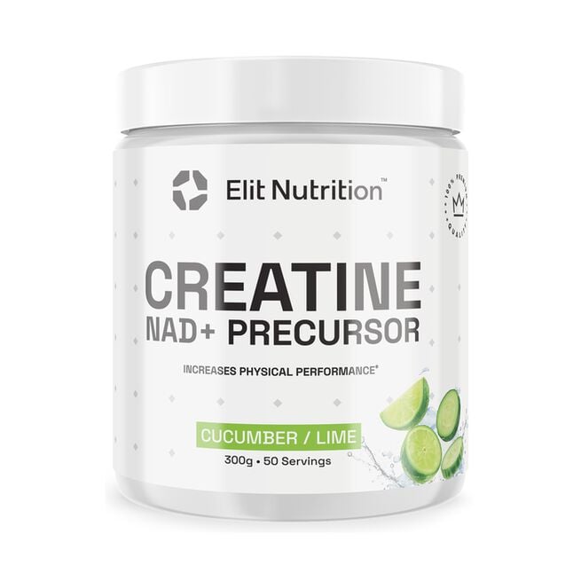 Creatine + NAD+ Kreatin Lime/Gurka 300 g från Elit Nutrition – pulver