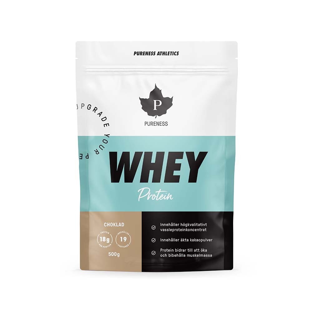 Athletics Whey Protein Choklad 500g från Pureness – pulver
