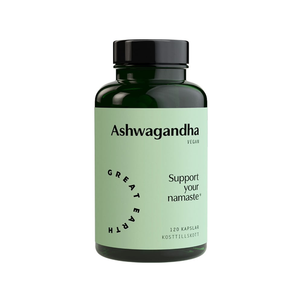 Ashwagandha 120 kapslar från Great Earth – kapslar