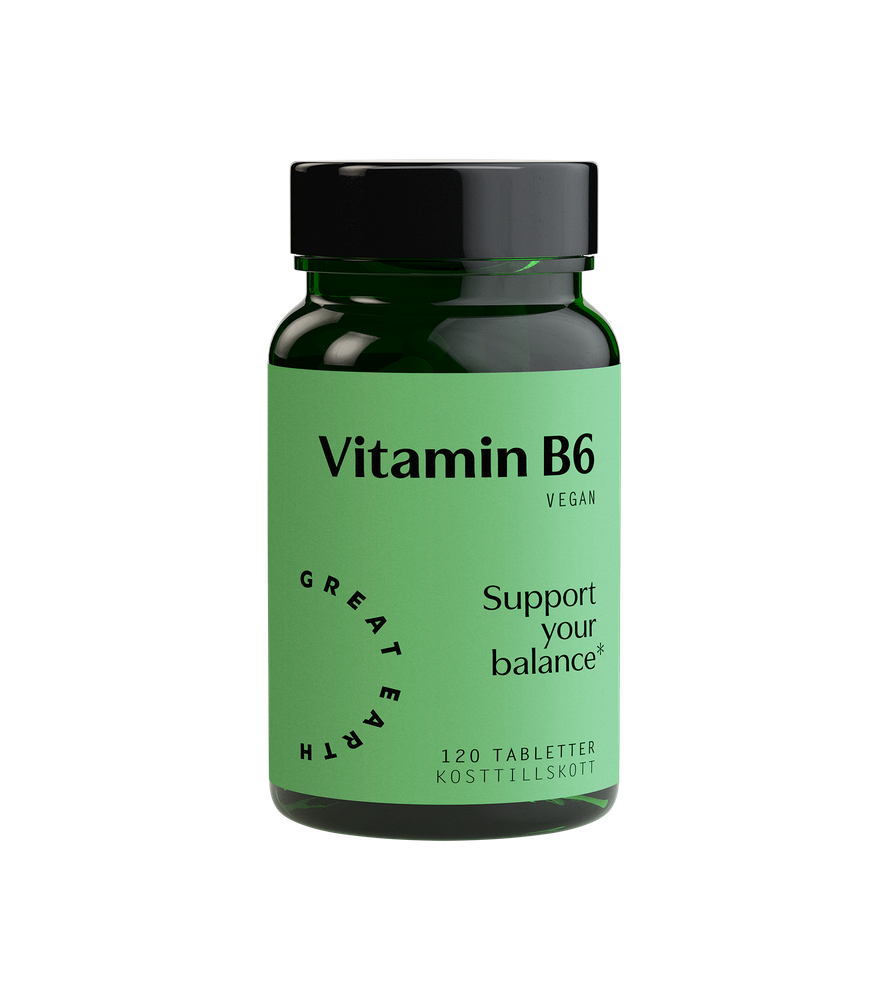 Vitamin B6, 120 tabl från Great Earth – tabletter