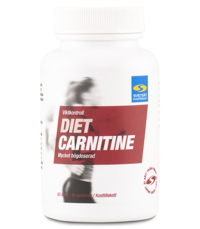 Diet Carnitine från Svenskt Kosttillskott – kapslar