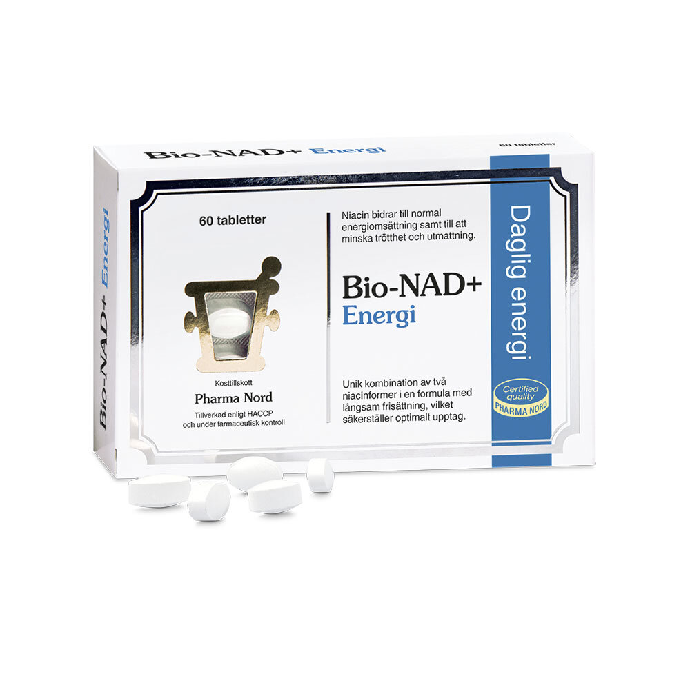 Bio-NAD+ Energi 60 tabletter från Pharma Nord – tabletter