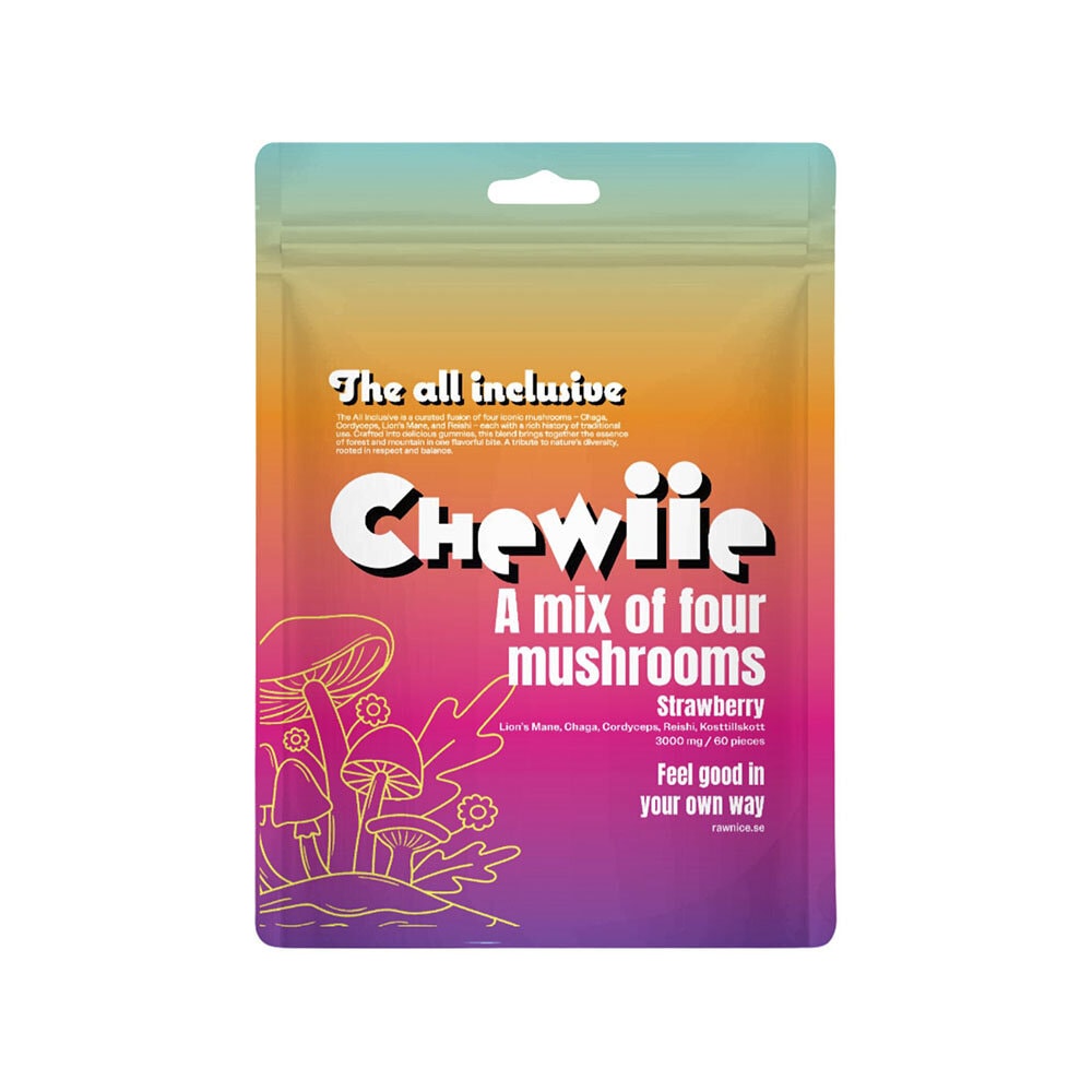 Chewiie Mushroom Gummies - All Inclusive Mix från Rawnice – gel