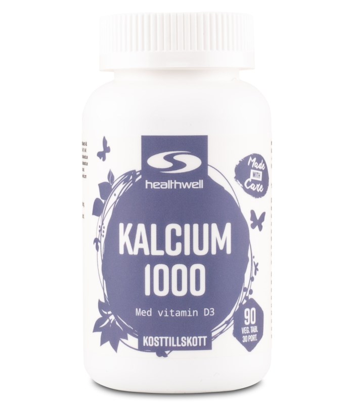 Healthwell Kalcium 1000 från Healthwell – kosttillskott
